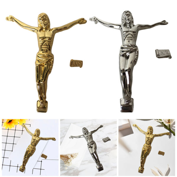 Statue de Jésus-Christ chrétien, modèle de collection, art mural, croix, accessoires, cadeau, décoration de la maison et du bureau – Image 13
