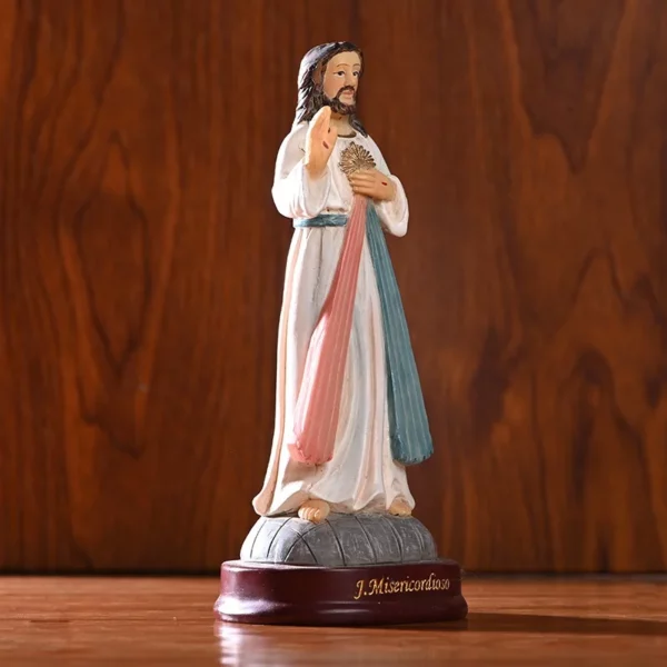 Circfjxx-Figurines religieuses classiques Père Jésus, Sculpture en résine, Artisanat d'ameublement de bureau – Image 11