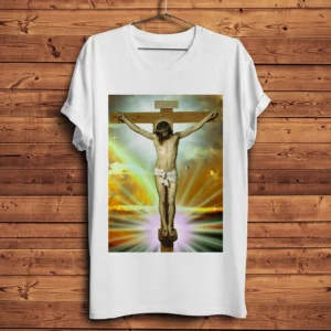 SKAM Iska – t-shirt manches courtes pour homme, streetwear, blanc, décontracté, unisexe, même paragraphe, jésus crucifixion, été