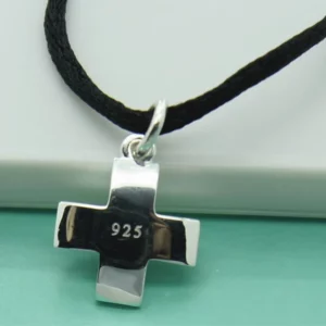 BABYLLNT-Collier pendentif croix de croyance religieuse, collier en argent 925, ULnoire avec JOMen, cadeau de bijoux pour femmes