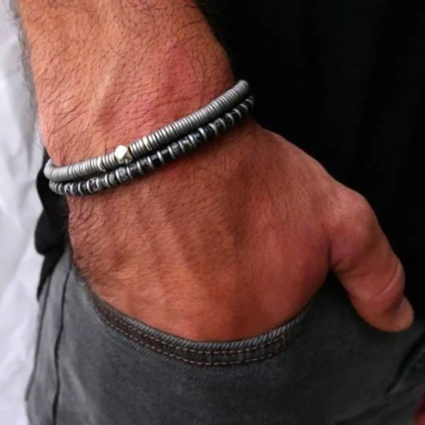 Bracelet religieux croix homme - Bracelet chrétien homme – Image 16