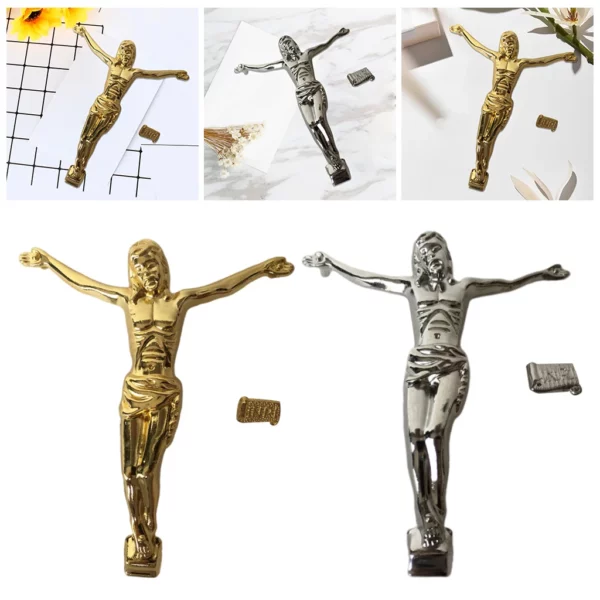 Statue de Jésus-Christ chrétien, modèle de collection, art mural, croix, accessoires, cadeau, décoration de la maison et du bureau – Image 6