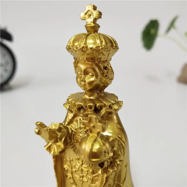 Statue Dorée de Jésus Vierge Marie, Figurine d'Auckland, Intensifie les Décorations de Noël pour la Maison, Ornements de Cadeau – Image 25