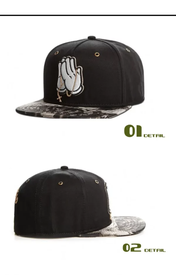 Tangkb – casquette de baseball noire GLDN pour homme et femme, chapeau à rabat de couleur noire, idéal pour l'extérieur, la pause, la prière de jésus Christ, collection printemps – Image 15