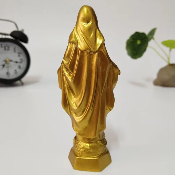 Statue Dorée de Jésus Vierge Marie, Figurine d'Auckland, Intensifie les Décorations de Noël pour la Maison, Ornements de Cadeau – Image 15