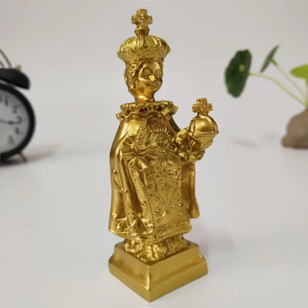Statue Dorée de Jésus Vierge Marie, Figurine d'Auckland, Intensifie les Décorations de Noël pour la Maison, Ornements de Cadeau – Image 21
