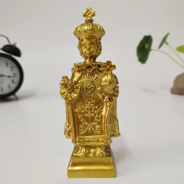 Statue Dorée de Jésus Vierge Marie, Figurine d'Auckland, Intensifie les Décorations de Noël pour la Maison, Ornements de Cadeau – Image 20