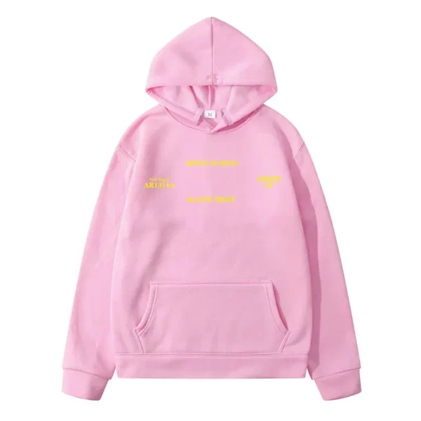 Homme pulls à capuche jésus est roi Kanye West Vintage automne hiver bleu Hip Hop polaire sweats à capuche urbain Streetwear à capuche femmes – Image 13