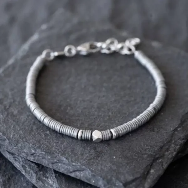 Bracelet religieux croix homme - Bracelet chrétien homme – Image 9