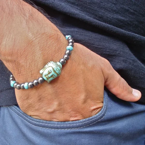 Bracelet religieux croix homme - Bracelet chrétien homme – Image 4