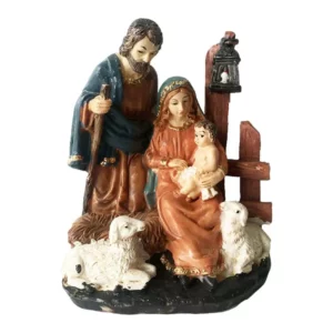Figurine de la nativité, Statue de la sainte famille, Christ, jésus, catholique, religieux, cadeau de noël, décoration de la maison