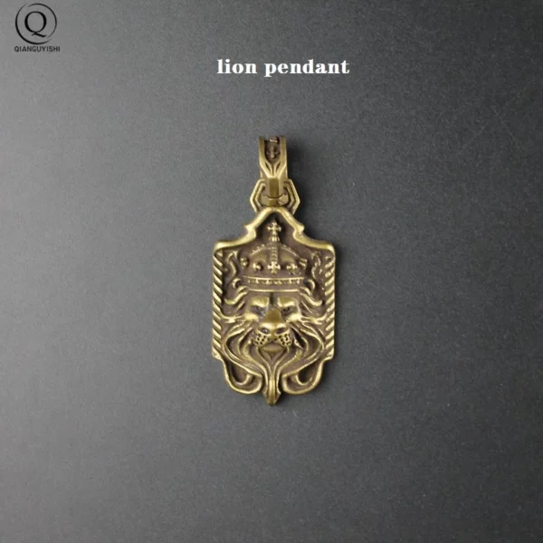 Porte-clés en cuivre pendentif croix du Christ, Vintage, en laiton, métal, breloque de voiture, œuvres d'art faites à la main – Image 7