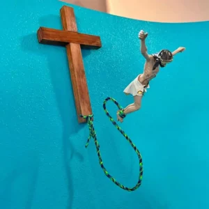 Croix de Jésus religieuse murale, ornement catholique, Bunduextrêmes, Saut, Nina, Ifix, Christ Sauveur