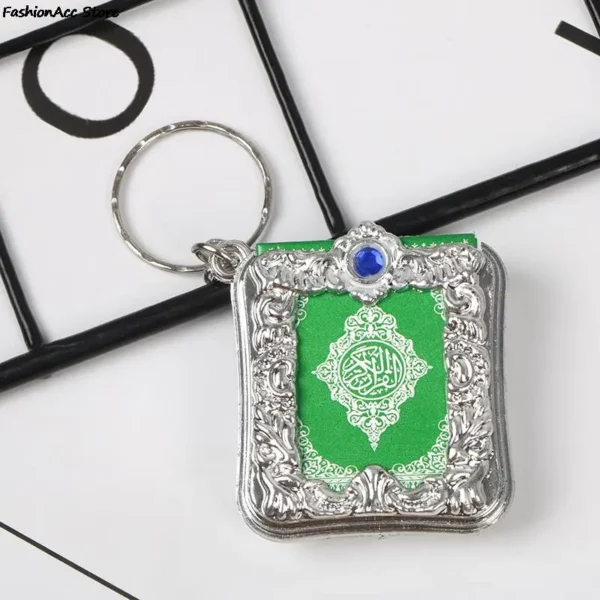 Mini porte-clés de la saint Bible, 1 pièce, papier Miniature religieux anglais, spirituel, chrétien, couverture de jésus, cadeau – Image 9
