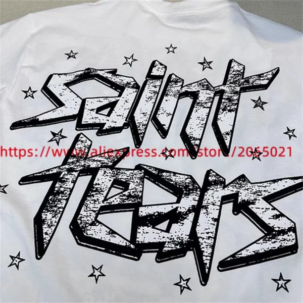 T-shirt imprimé Saint Tears pour hommes et femmes, haute qualité, t-shirt en Y, synchronisation, 2022 – Image 22
