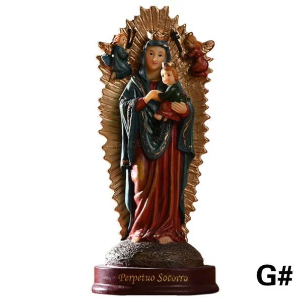 Sculpture de la Sainte Vierge Marie, 1 pièce, figurine de statue de Notre Dame de Lourds – Image 16