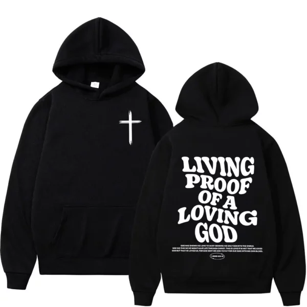 Sweat-shirt à capuche pour hommes et femmes, de haute qualité, à la foi chrétienne de jésus sur la peur, verset de la Bible, pulls Vintage à la mode, Streetwear – Image 17