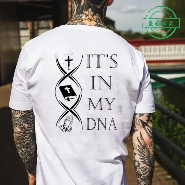 Jésus Christ dos impression pour hommes T-Shirt mode graphique hauts cadeau pour chrétien jésus Streetwear hommes surdimensionné Y2k vêtements – Image 15