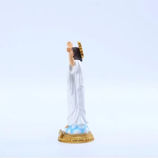 Statue du Saint-Christ, allélia il est levé, 1 pièce, 8 pouces, Figurine de résurrection, décoration automatique – Image 4