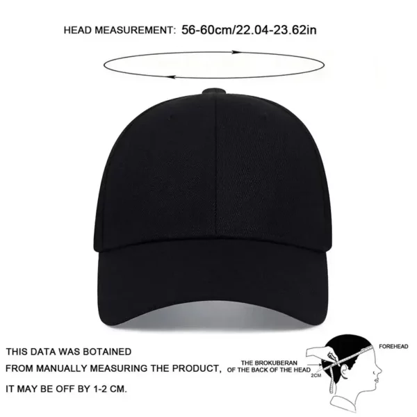 Casquettes de Baseball unisexes avec broderie croisée latérale, chapeaux décontractés réglables pour l'extérieur, chapeau de protection solaire, printemps et automne – Image 2