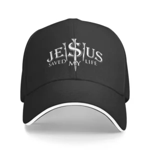 Casquette de Baseball personnalisée jésus sauvé ma vie, Protection solaire pour femmes et hommes, réglable, Religion du Christ, foi chrétienne, chapeau de papa, été