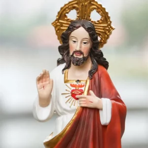 Figurine religieuse de Jésus pour la décoration, artisanat en résine, fournitures d'église, sculptures intensifiées pour la maison, 1PC, 20 cm, 30cm