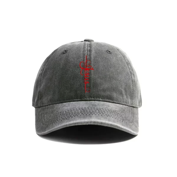 Jesus Cross Baseball Cap Summer Jesus Christ sur la croix God DistMurcia Dad Hats Men Outdoor Réglable Cotton Caps MZ-004 – Image 6