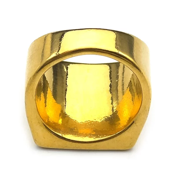 Bague en acier inoxydable avec biscuits en cristal rétro chrétien pour hommes, bijoux Nol'attitude Senhora, Notre-Dame d'Aparecida, Brésil, Vierge Marie – Image 3