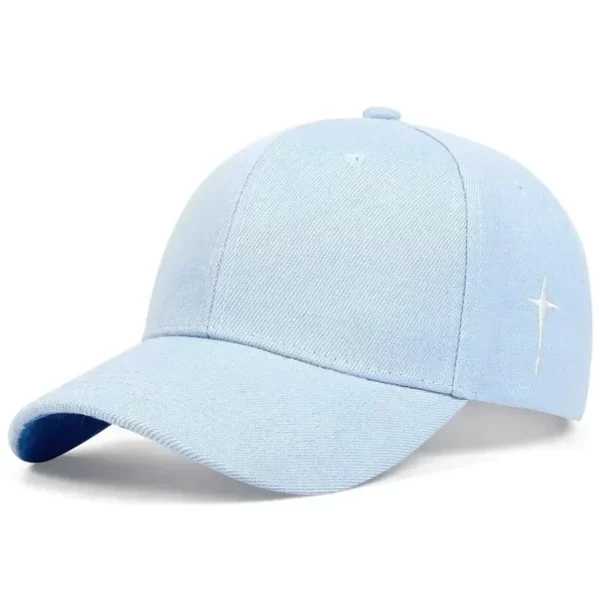 Casquettes de Baseball unisexes avec broderie croisée latérale, chapeaux décontractés réglables pour l'extérieur, chapeau de protection solaire, printemps et automne – Image 16
