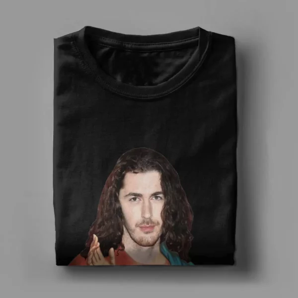 T-shirt Hozier As Jesus pour hommes et femmes, tenue de chanteur cool, t-shirt en coton, t-shirt créatif, meme drôle, nouveauté – Image 4
