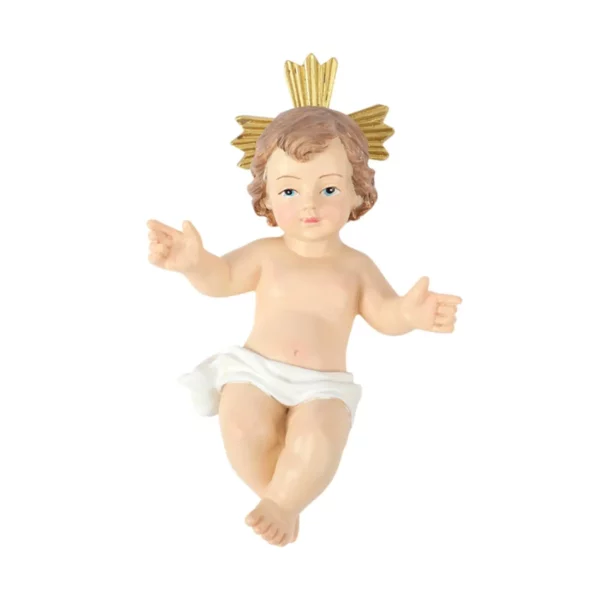 Statue de Jésus pour armoire, ensemble de cadeaux d'anniversaire, artisanat de la Nativité, bibliothèque de bureau – Image 3