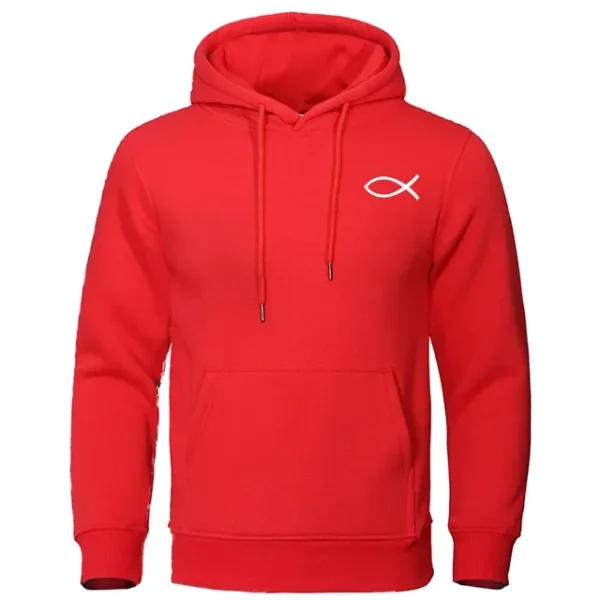 Sweat-shirt chrétien jésus pour hommes et femmes, sweats à capuche de poisson, pull de marque de haute qualité, sweat à capuche chaud Smile, streetwear décontracté, automne, hiver – Image 12