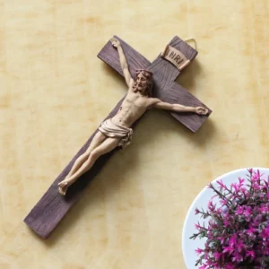 Tomen-Croix murale de Jésus, Nina Ifix, Sculpture d'Auckland, Décoration d'intérieur, Jaune