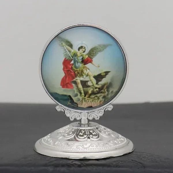Statue religieuse pour la décoration de la maison, Jésus, la Vierge Marie, la Sainte icône, le Christ catholique, l'ange, la voiture, le bureau, les fournitures, nouveau, 2023 – Image 21