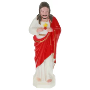 Statue de jésus rouge, décoration religieuse, artisanat sacré, Sculpture détaillée, Miniatures, décorations pour la maison, église, nament de jésus
