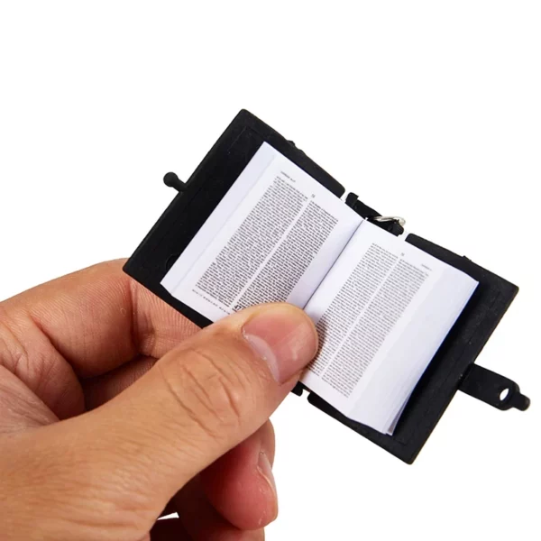 Mini porte-clés anglais sainte Bible, 1 pièce, religieux, chrétien, croix de jésus – Image 10