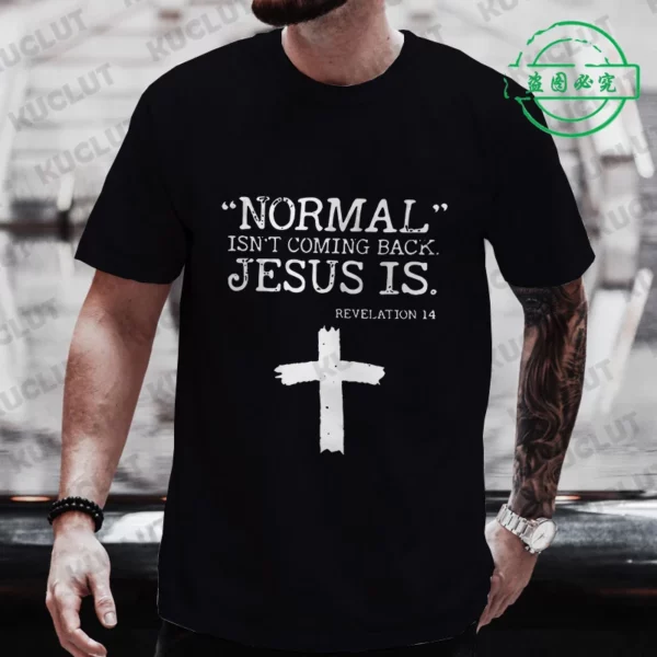 Jésus Christ dos impression pour hommes T-Shirt mode graphique hauts cadeau pour chrétien jésus Streetwear hommes surdimensionné Y2k vêtements – Image 3