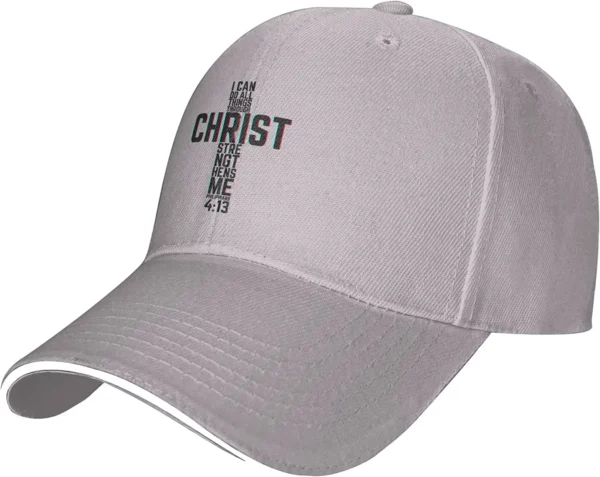 I Can Do All Things Through Christ Baseball Cap for Men and Women, Christian God, Jesus Lord Bless, USA Rooted in Christ Hat – Image 7