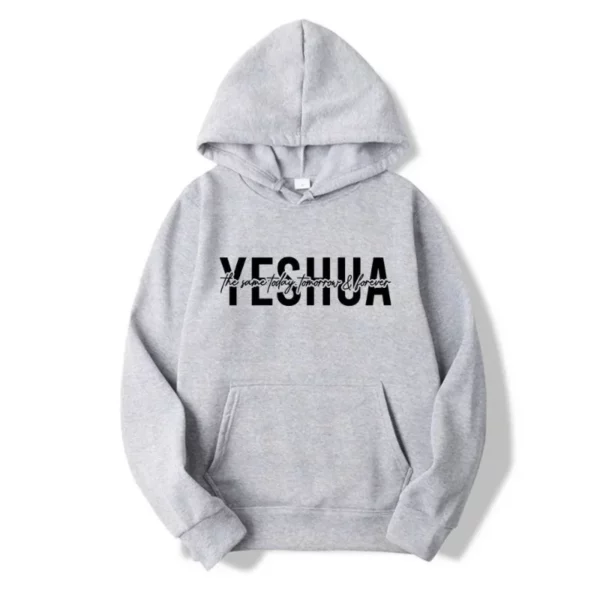 Yeshua-Sweat à capuche chrétien pour homme, sweat à capuche religieux avec écritures bibliques, cadeau de la foi, vêtements de Jésus – Image 3