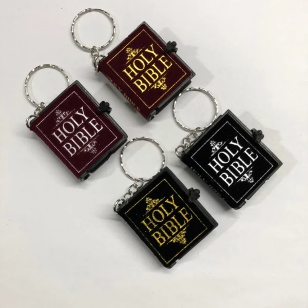Mini porte-clés pendentif Bible fait à la main, ornement de porte-clés, petit nettoyage, fait à la main, saute, cadeaux d'anniversaire – Image 11