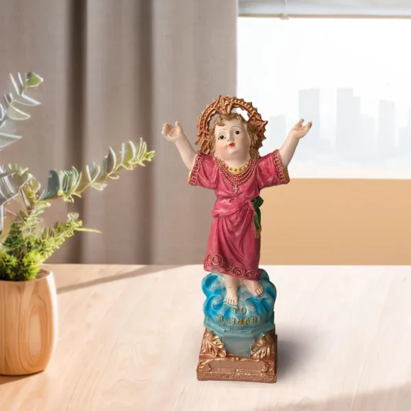 Divino Nino Jésus Figurines Cadeaux religieux pour salon Armoire Église – Image 2