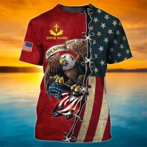 T-shirt imprimé en 3D pour hommes, motif de Jésus, USA Eagle Feel, Économie décontractés, Sportedly Respzed, Zones Me, Vêtements à la mode, Été