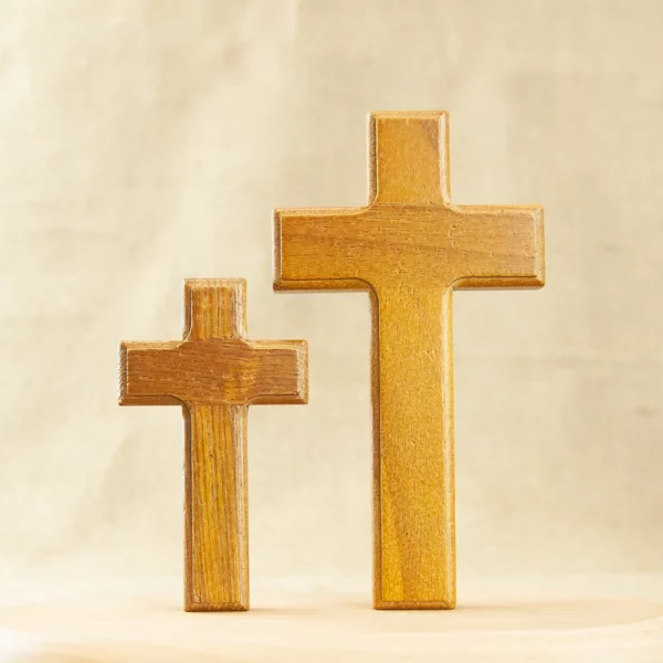 Croix religieuse en bois pour la décoration de l'église, croix chrétienne de naissance, cadeau religieux, pasteur et évêque, rituel religieux, deux tailles – Image 9