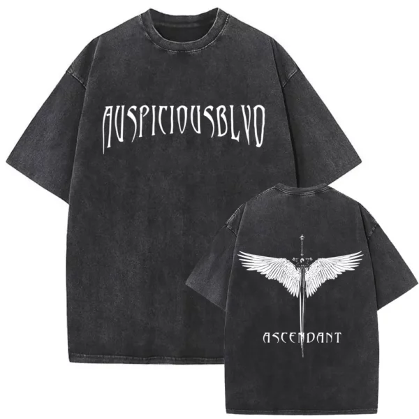 T-shirt délavé Vintage pour hommes et femmes, style religieux chrétien, jésus pardonne le père, gothique Rock, surdimensionné, Streetwear – Image 11