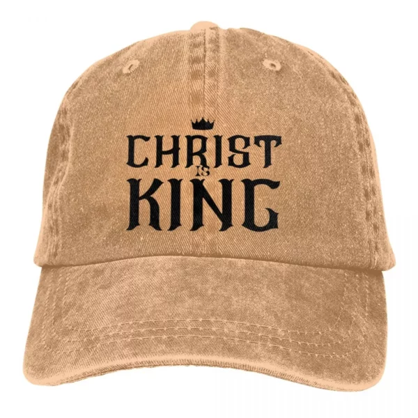Casquette de baseball King pour hommes et femmes, chapeaux, protection de visière, casquettes de Jésus-Christ