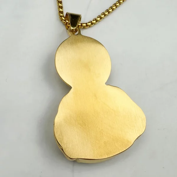 Pendentif en acier inoxydable 316L, bijoux dorés de Saint Jude, douze apôtres de jésus, cadeau de vacances de style fête hip-hop – Image 3