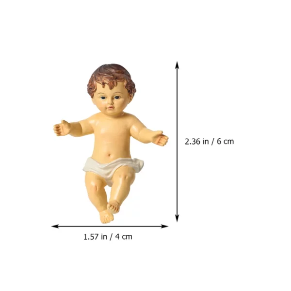 Figurine de jésus pour bébé, décoration de bureau, ornement de table, jésus – Image 9