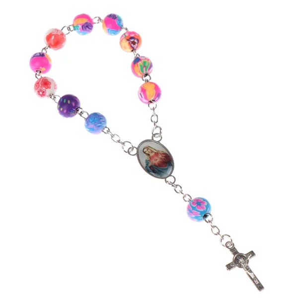 Chapelet perle Bracelet catholique pendentif vierge marie bijoux religieux chrétien centres de table bijoux religieux catholique chrétien – Image 22