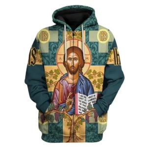 Sweats à capuche zippés College en 3D pour hommes, motif Jésus Saint, Harajuku, Streetwear Y2K, Pop, unisexe, décontracté, CombTop, Noël, le plus récent