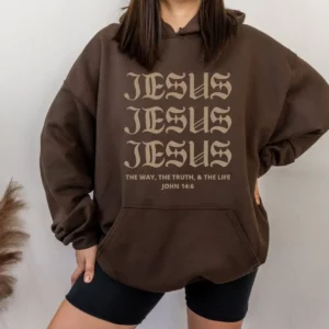 Love Like Jesus Sweatshirt pour femme, pull chrétien, sweat à capuche graphique de Jésus, Harajuku, Bible, foi religieuse, ras du cou PVD